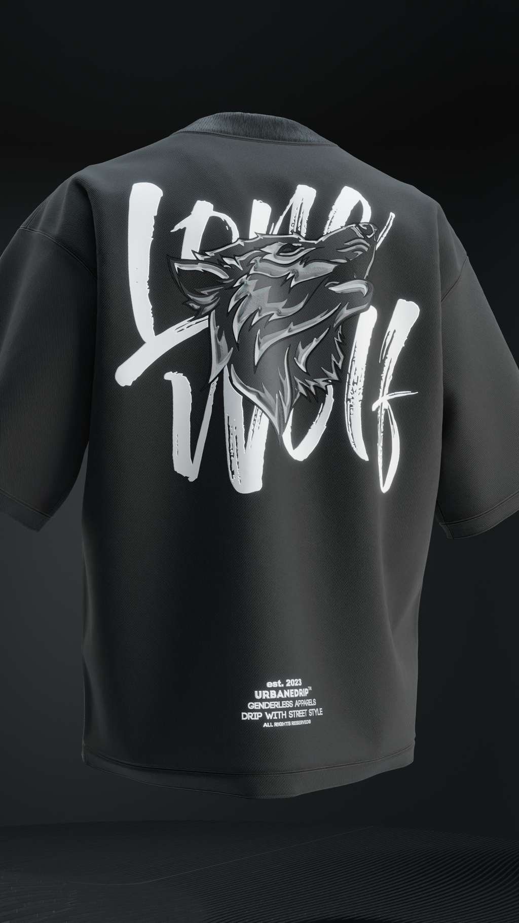 LONE WOLF OVERSIZED TEE