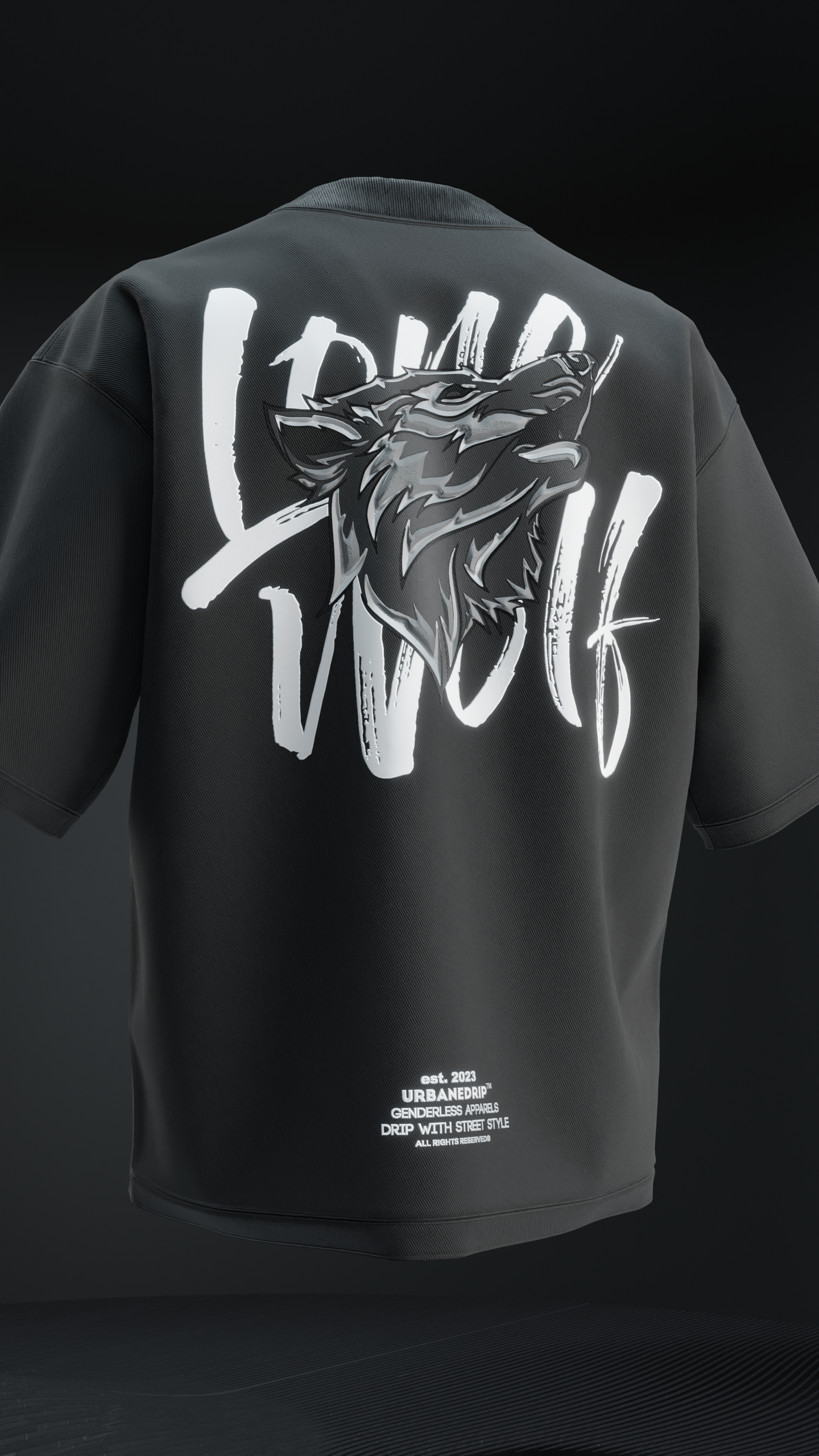 LONE WOLF OVERSIZED TEE