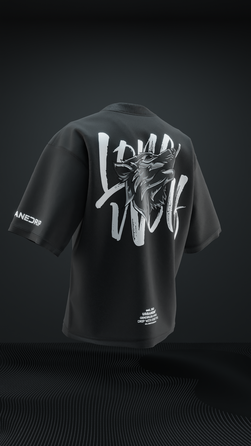 LONE WOLF OVERSIZED TEE