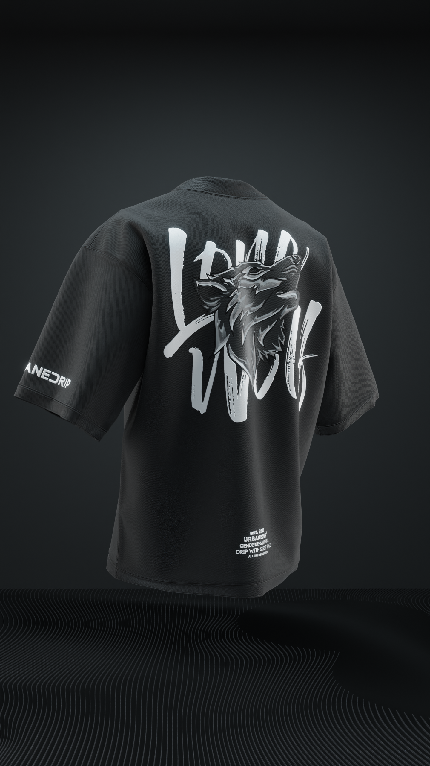 LONE WOLF OVERSIZED TEE